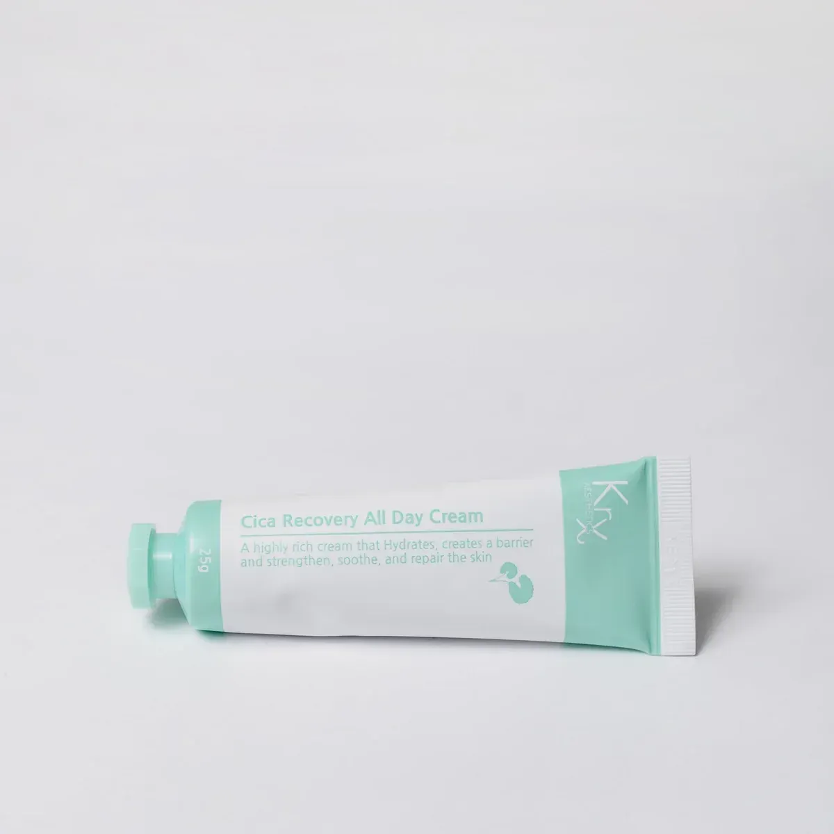 Korean KrX Cica All Day Recovery Cream. Light weight and calming for sensitive, acne prone skin.