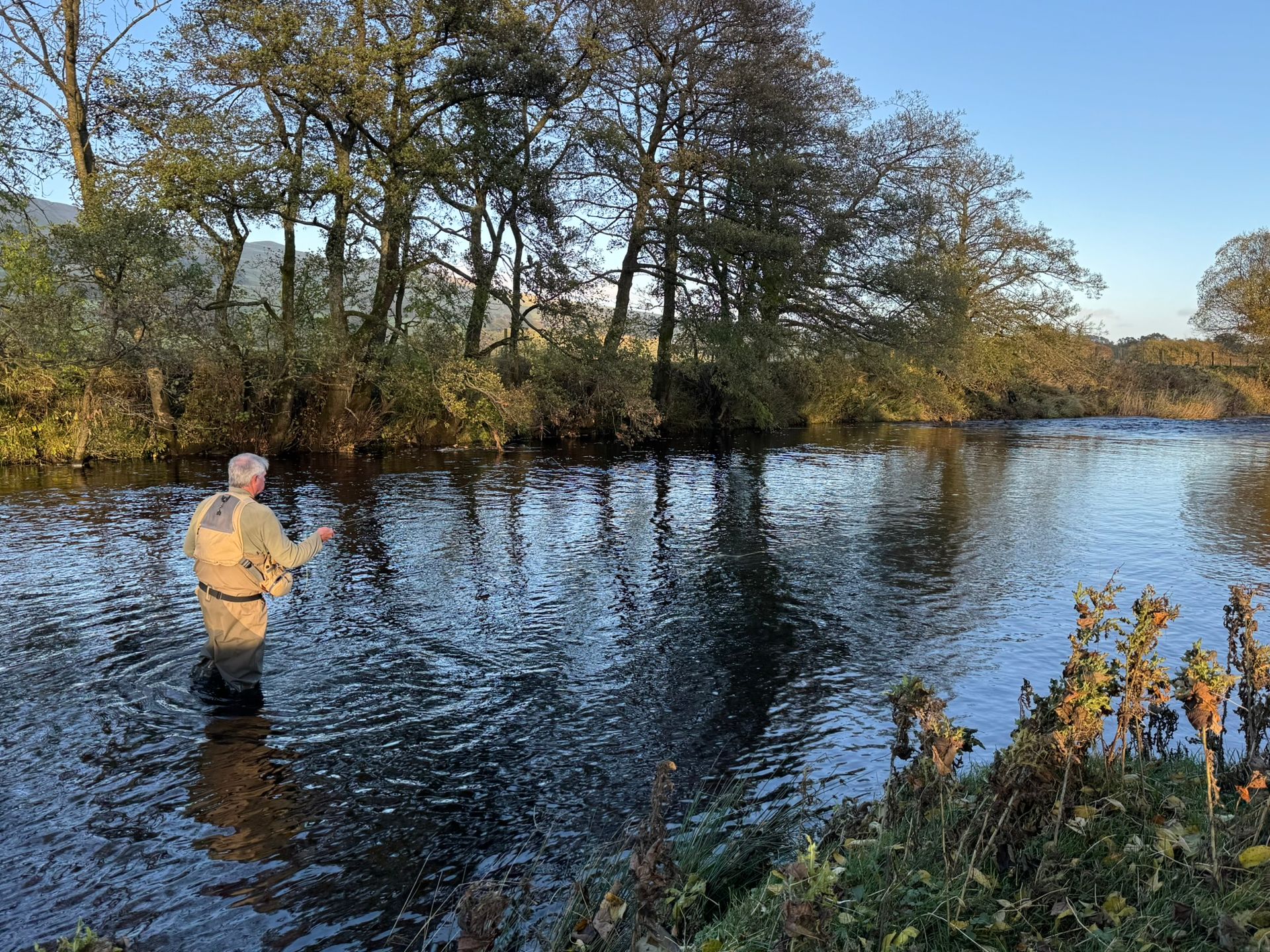 Fishing  river Ure
