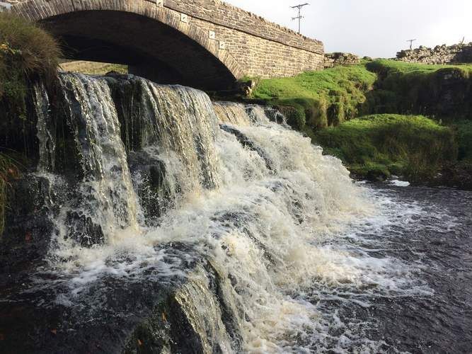 Blades Cottage waterfall