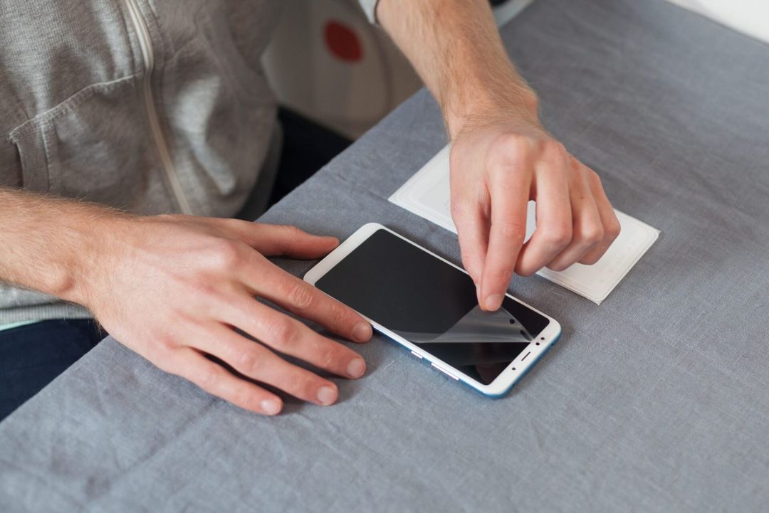 Applicazione pellicola per smartphone