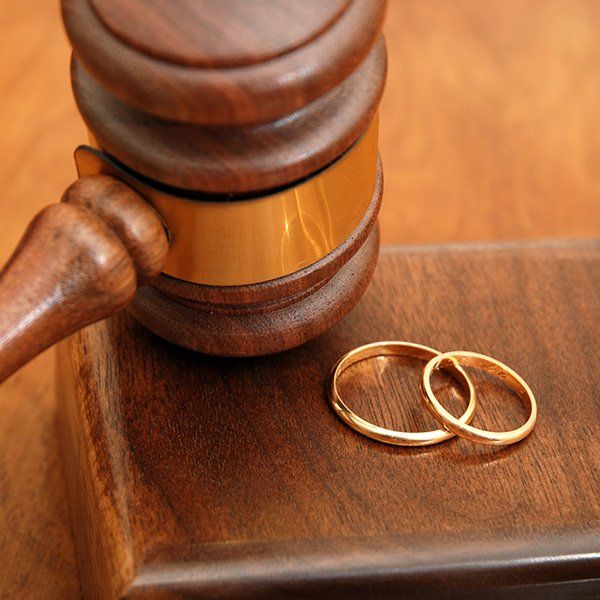 Wooden Gavel and Wedding Rings — Eugene, OR — Bromley Newton LLP