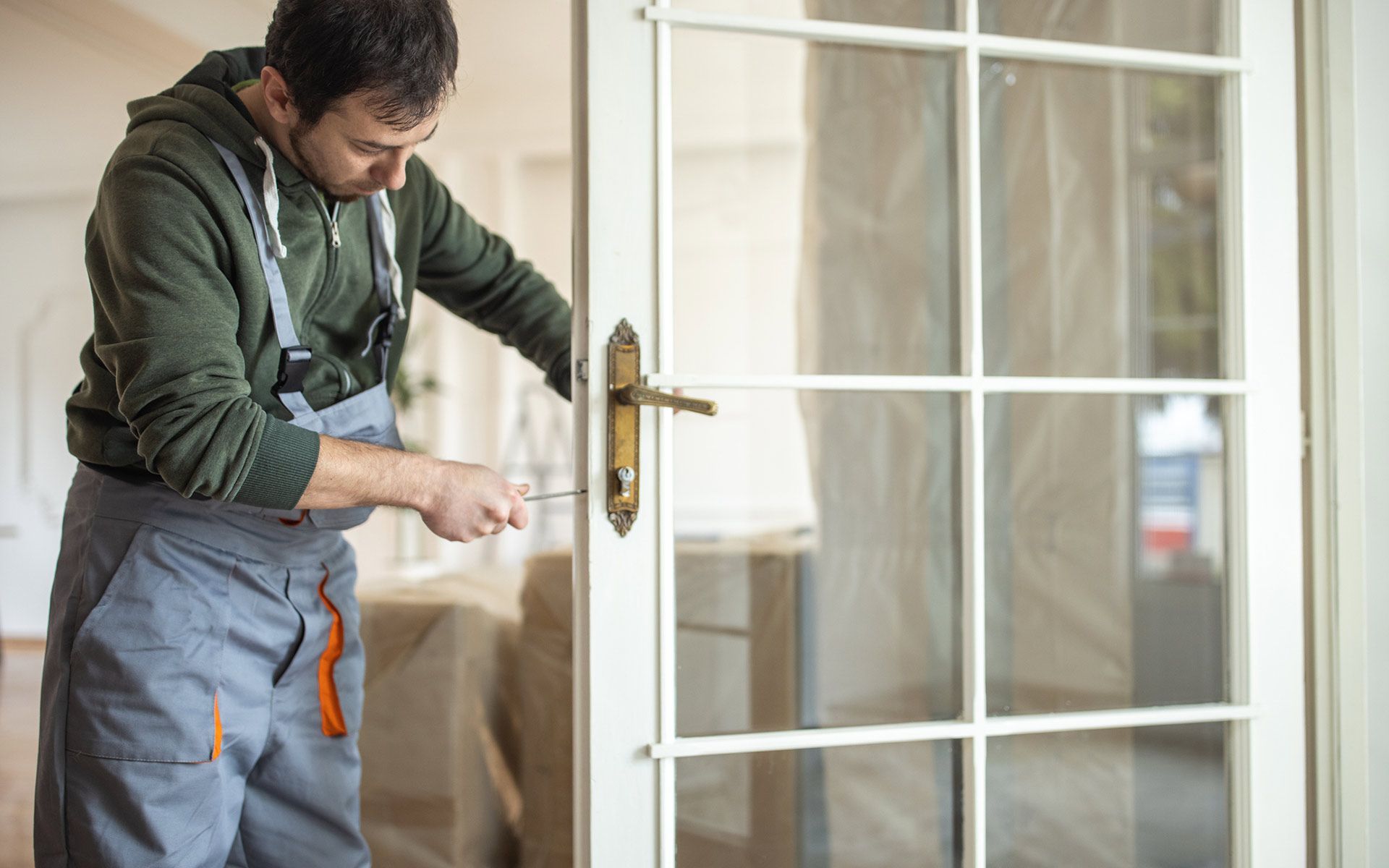 Repairing Door — Mobile, AL — Southern Glass Inc.