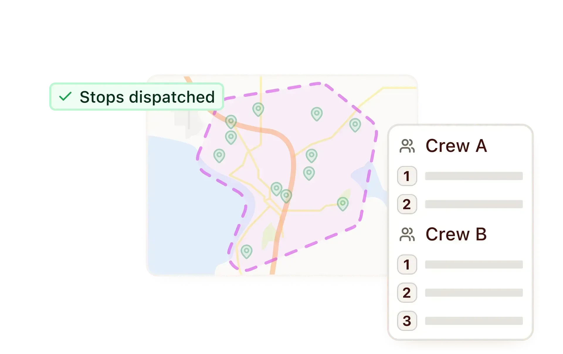 Schedule and dispatch