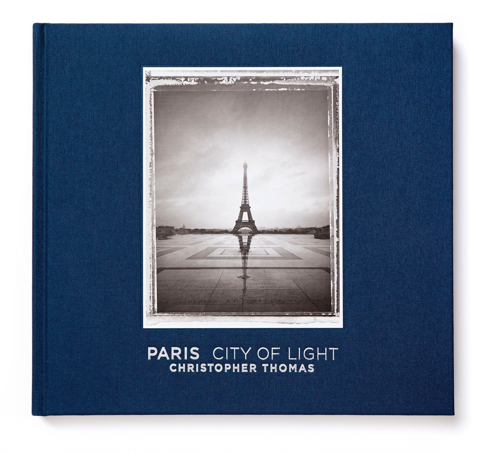 Book Cover of Paris City of Light, photo book, fine art refinement, tobias winkler, postproduction, bildbearbeitung muenchen, car retouching, christopher thomas 