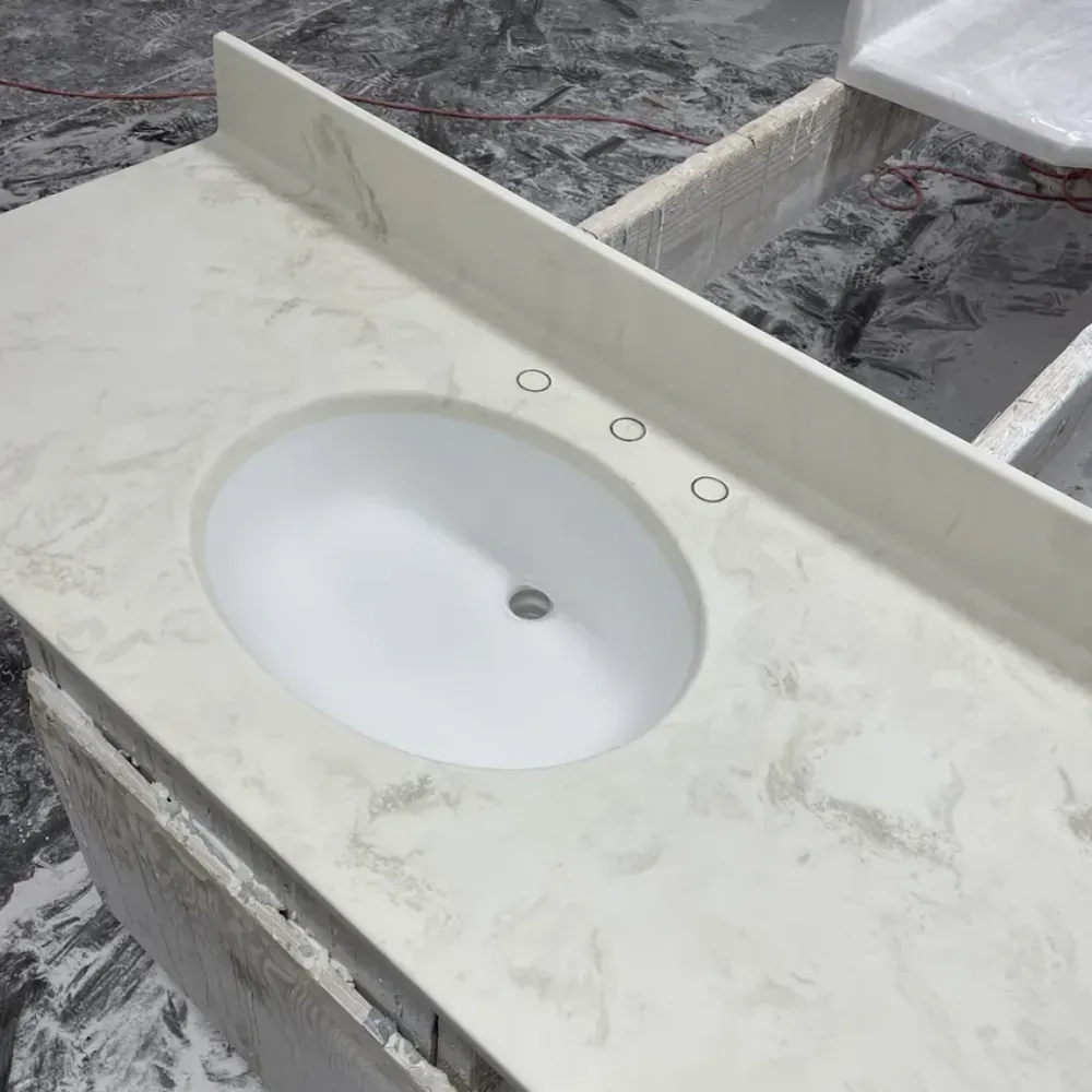 Juno vanity top at Syn-Mar