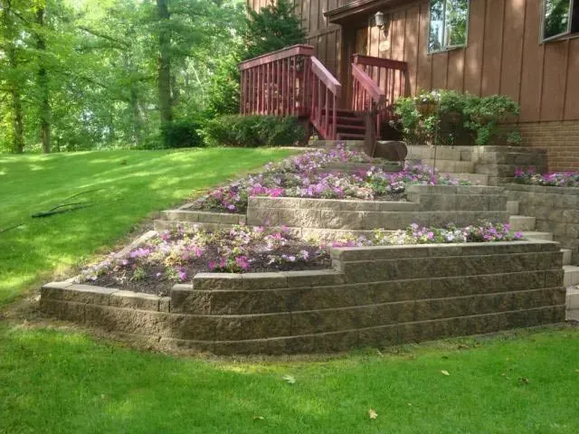 Retaining Wall - Coal Valley, IL - C & J Landscaping