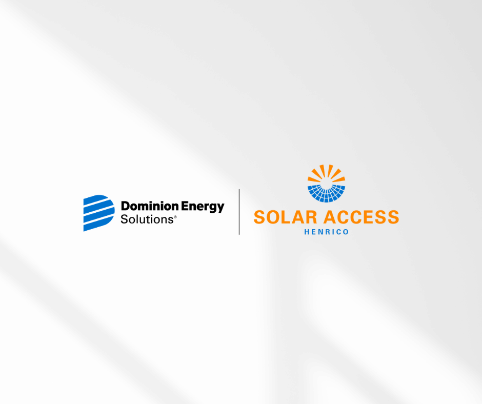 Dominion Energy Solutions and Solar Access logos on a white background