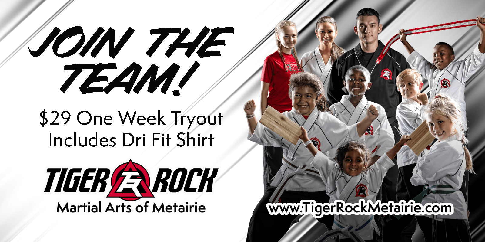 TigerRock Martial Arts of Metairie, Louisiana Taekwondo School