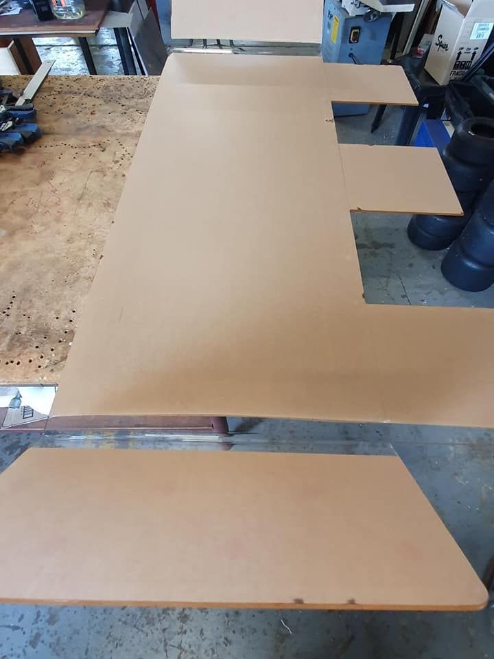 A Piece Of Wood Is Sitting On Top Of A Wooden Table — Ram Star Plastics In Winnellie, NT