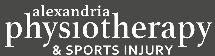 A logo for Alexandria physiotherapy and sports injury