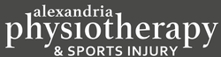 A logo for Alexandria physiotherapy and sports injury
