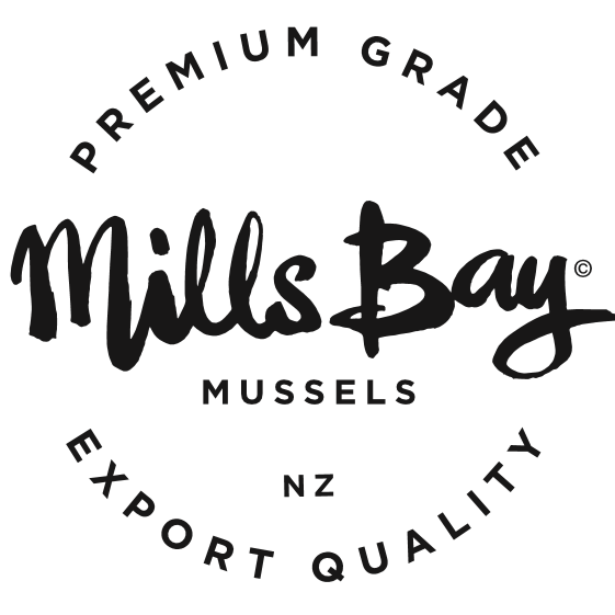 Mills Bay Mussels - Logo
