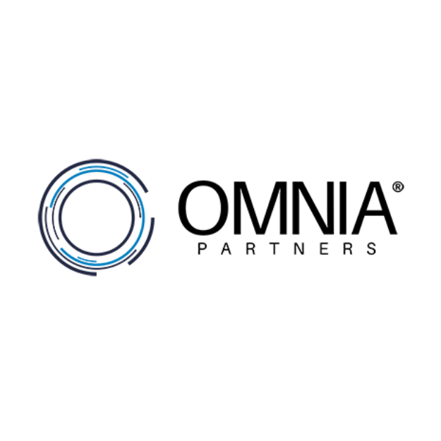 Omnia partners logo on a white background