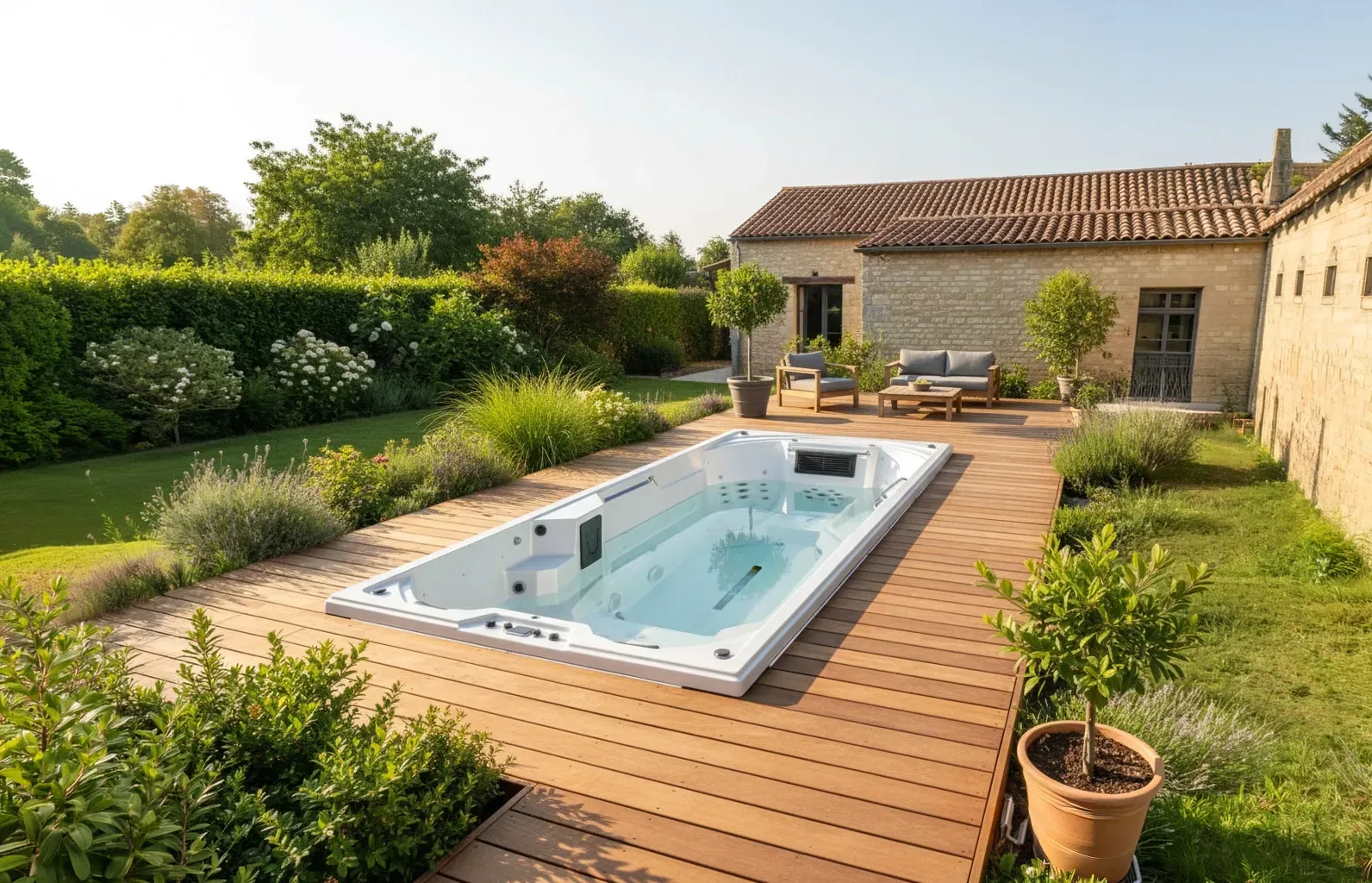 quel type de jacuzzi pour l'extérieur