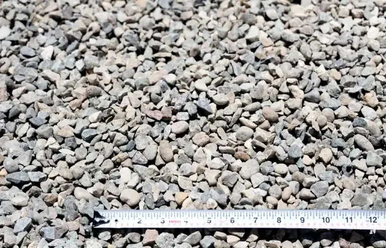 3/4 inch washed crushed rock from Mesa Sand and Gravel
