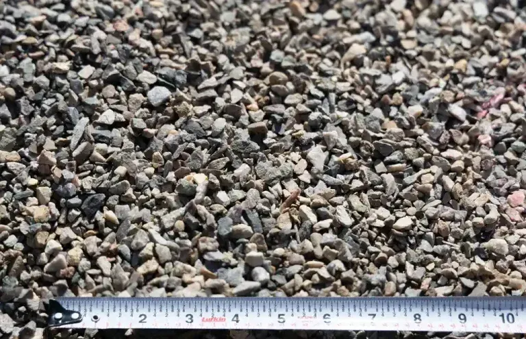 3.8 inch small crushed rock available at Mesa Sand and Gravel