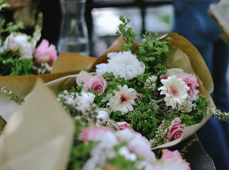 Fresh sympathy bouquet highlights caring funeral services from funeral homes Aledo, TX