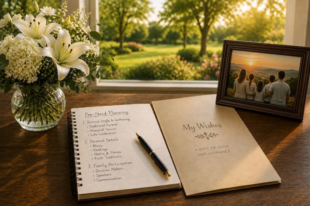Pre-need planning notes and family wishes support thoughtful decisions in Willow Park, TX