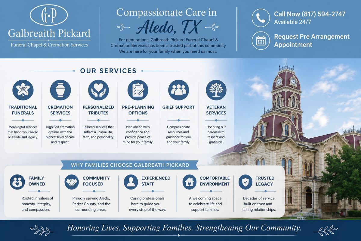 Funeral Home and Cremations Services in Aledo, TX