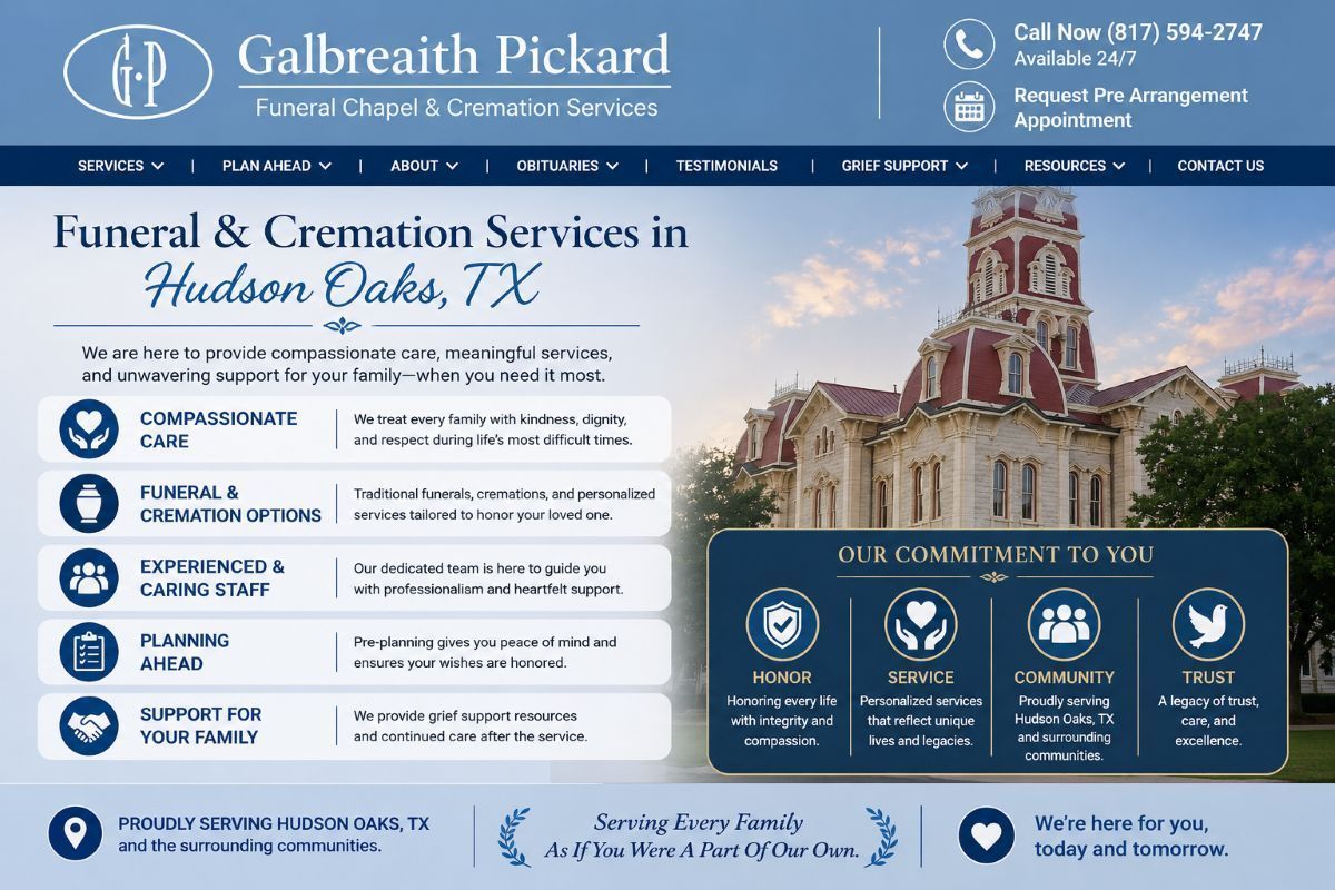 Funeral & Cremation Care in Hudson Oaks, TX
