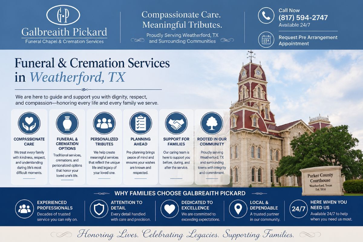 Funeral & Cremation Support in Weatherford, TX