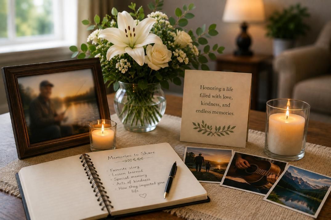 Flowers, candles, and memory notes support peace, cremation services Weatherford, TX