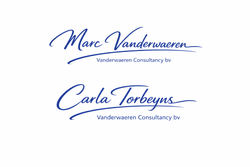 Handtekeningen van Marc Vandervenneren en Carla Torbeyns