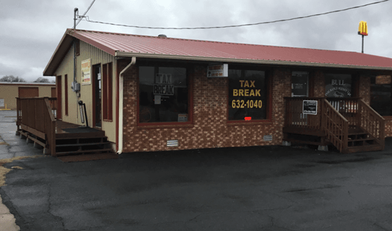 Exterior of Tax Break