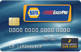 NAPA Easy Pay Financing Card | Sparks Car Care