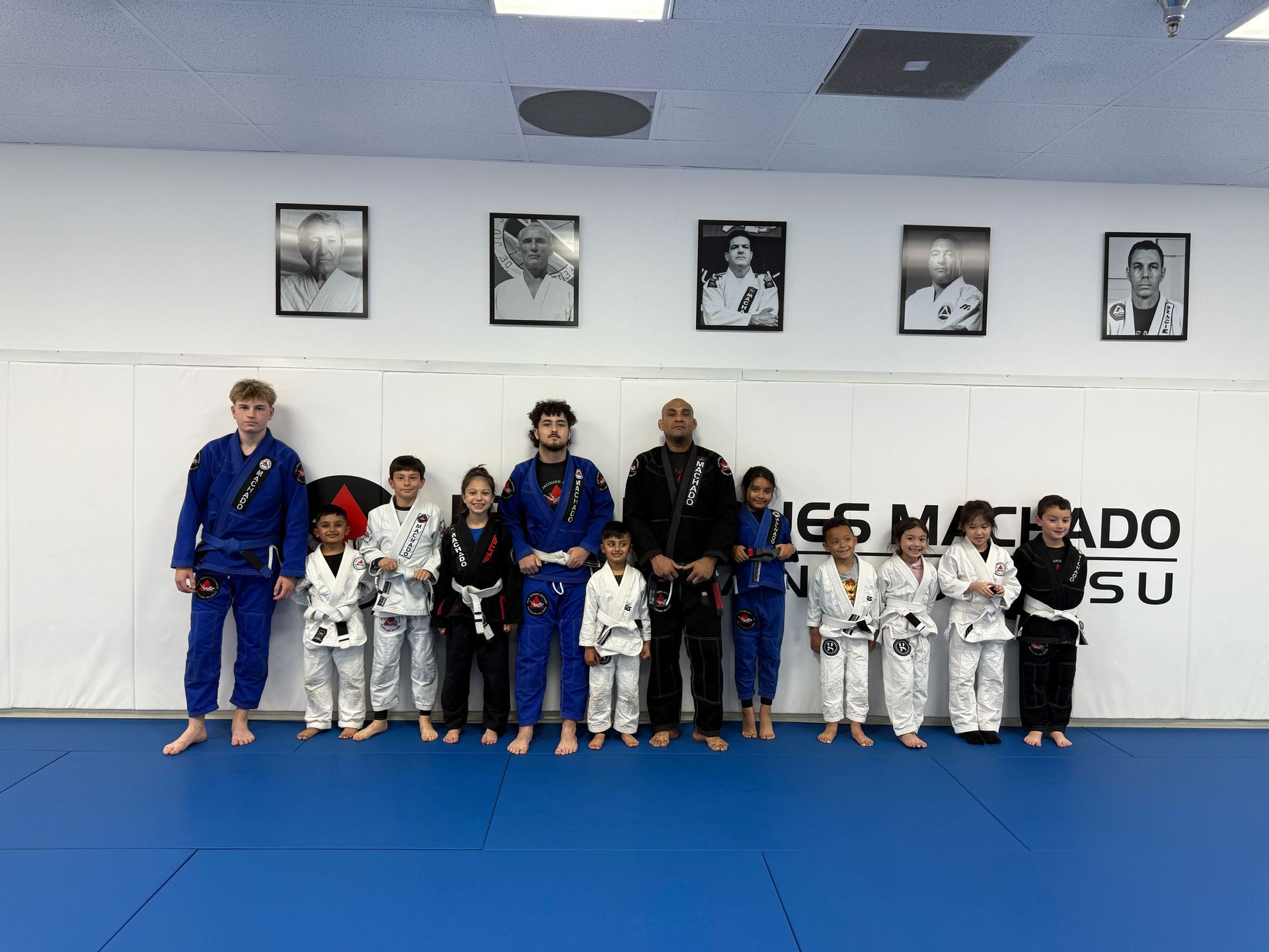 Students train Brazilian Jiu-Jitsu at Jean Jacques Machado Jiu-Jitsu Fresno in Fresno, CA.