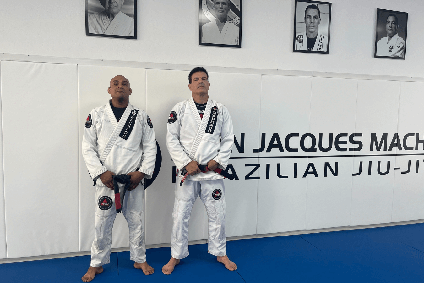 Adults practicing Brazilian Jiu-Jitsu at Jean Jacques Machado Jiu-Jitsu Fresno in Fresno, CA to build focus and fitness.