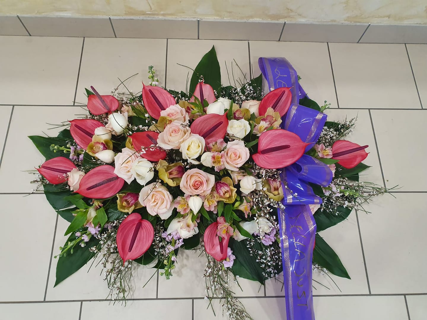 composizione di fiori freschi  recisi