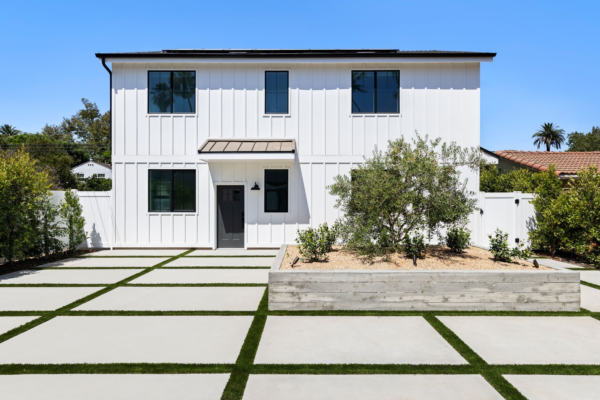 A 1200 square foot, three-bedroom, two story accessory dwelling unit (ADU) backyard home.