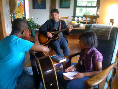 Ben Arnold with Kids