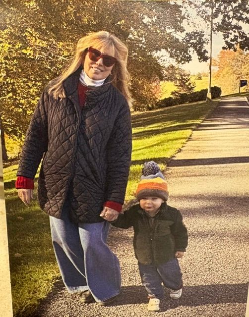 Barbara with a young client — Nana B