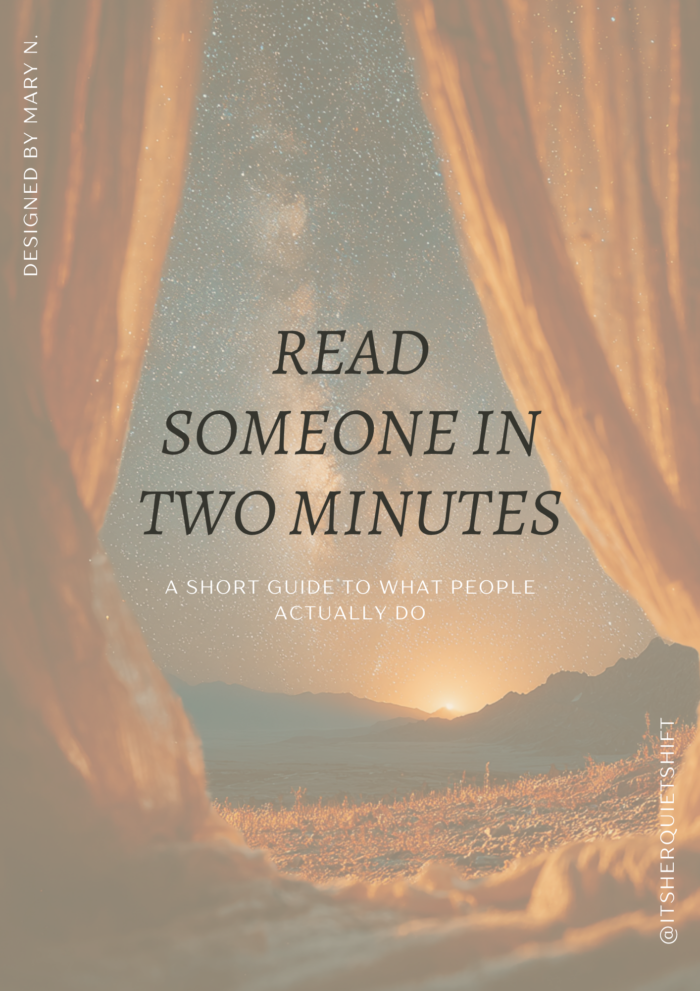 Read Someone in Two Minutes, a free guide to reading people