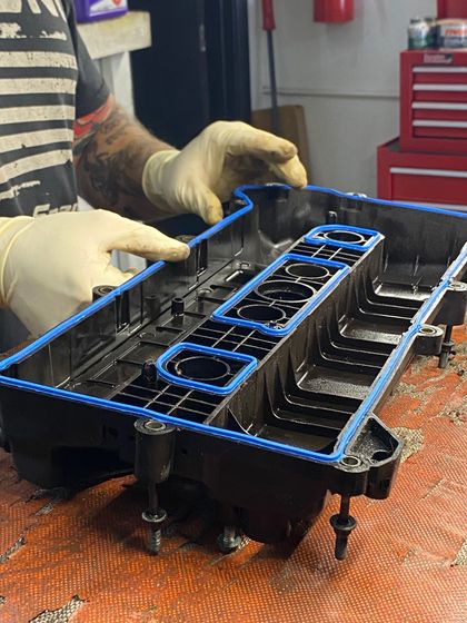 Close-Up of Engine Gasket Installation | EASE Auto Service
