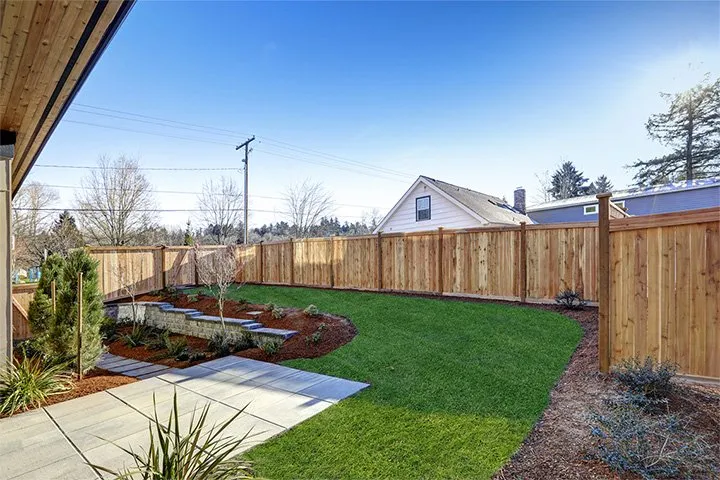 Fencing Sloped Yard — Martinez, CA — Alta Fence Co. Fencing Sloped Yard — Martinez, CA — Alta Fence Co.