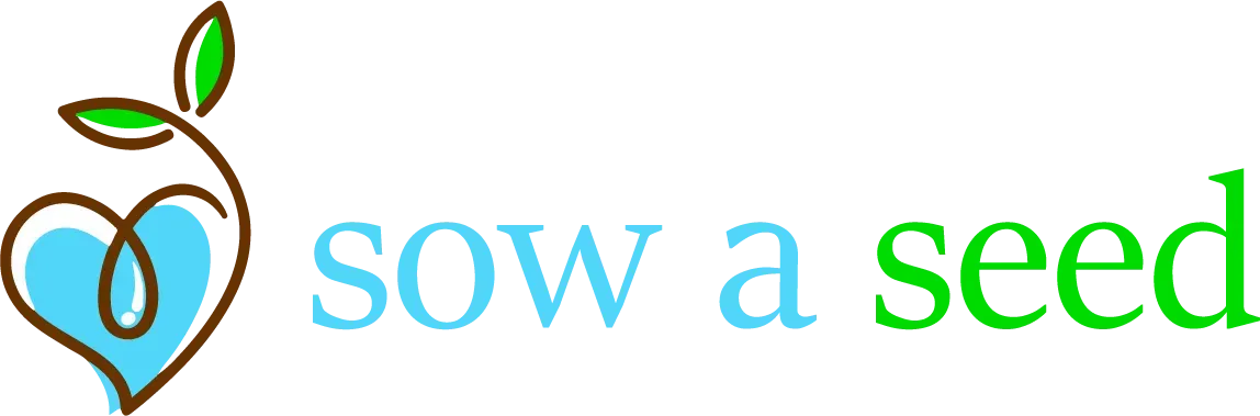 A logo for a company called sow a seed