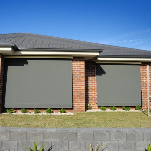 House with Canvas Awnings — Goulburn, NSW — Sun Solutions Home Improvement