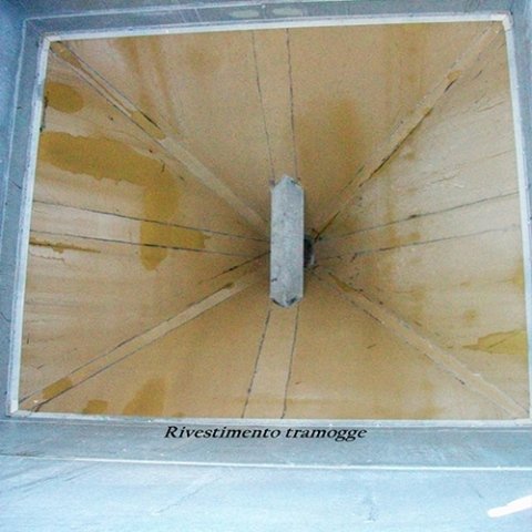 componenti industriali con rivestimenti in poliuretano