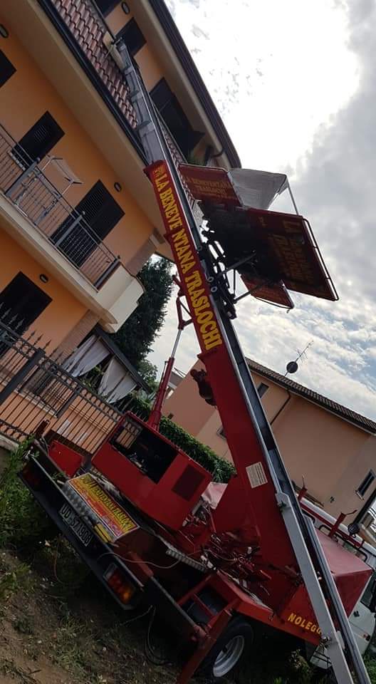 Famiglia che sta per traslocare