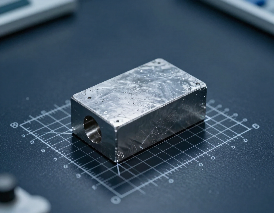 Coated industrial component under lab evaluation