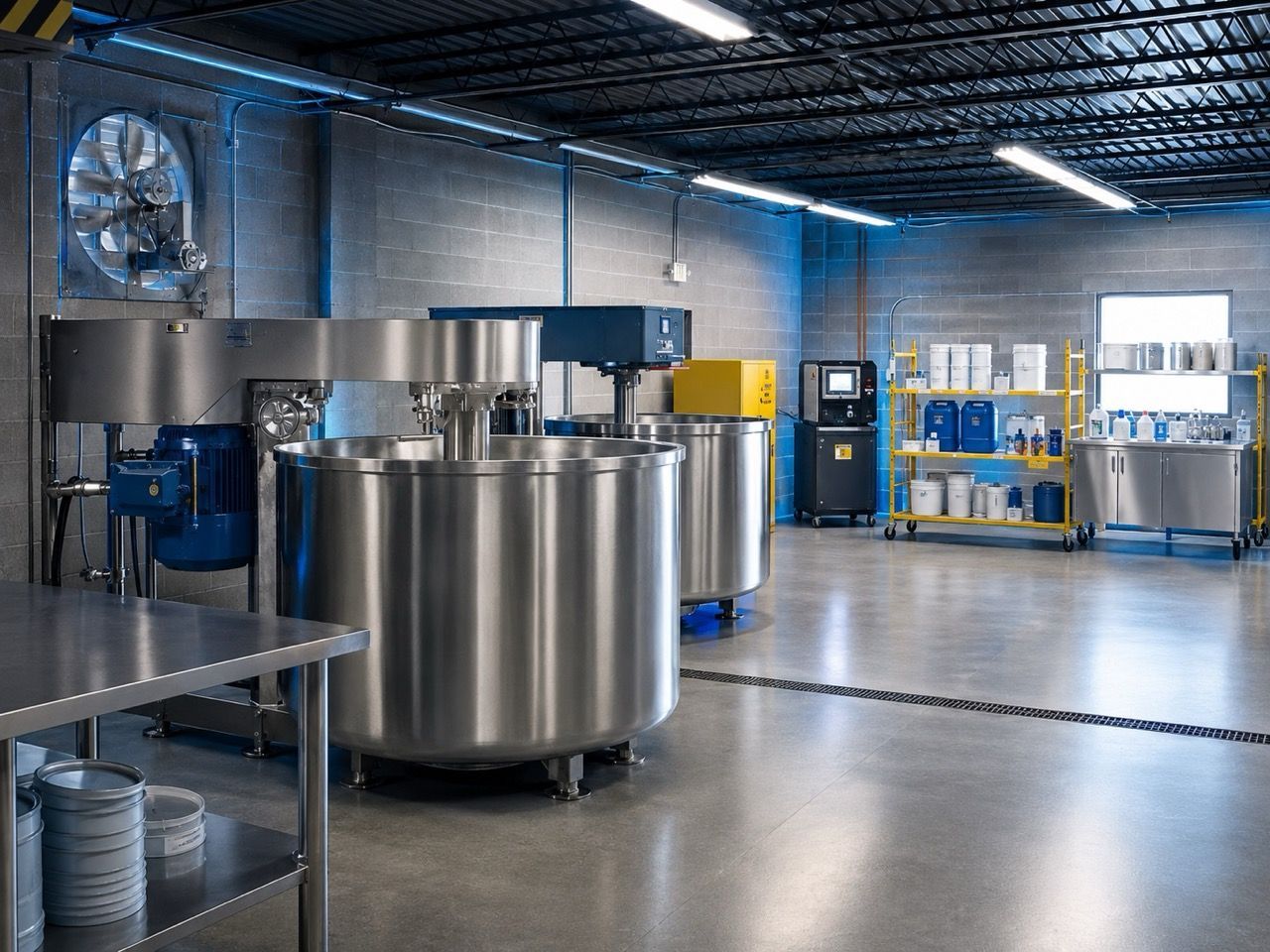 Coated metal components on an industrial finishing line
