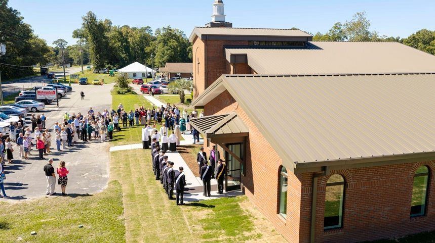 Dedication of the new faith formation building