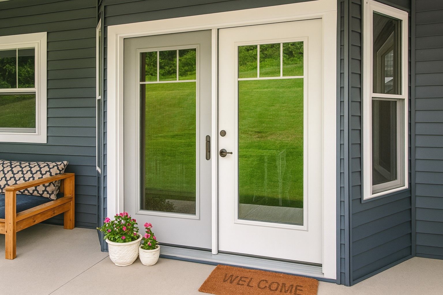 French patio door replacement in Boise, ID