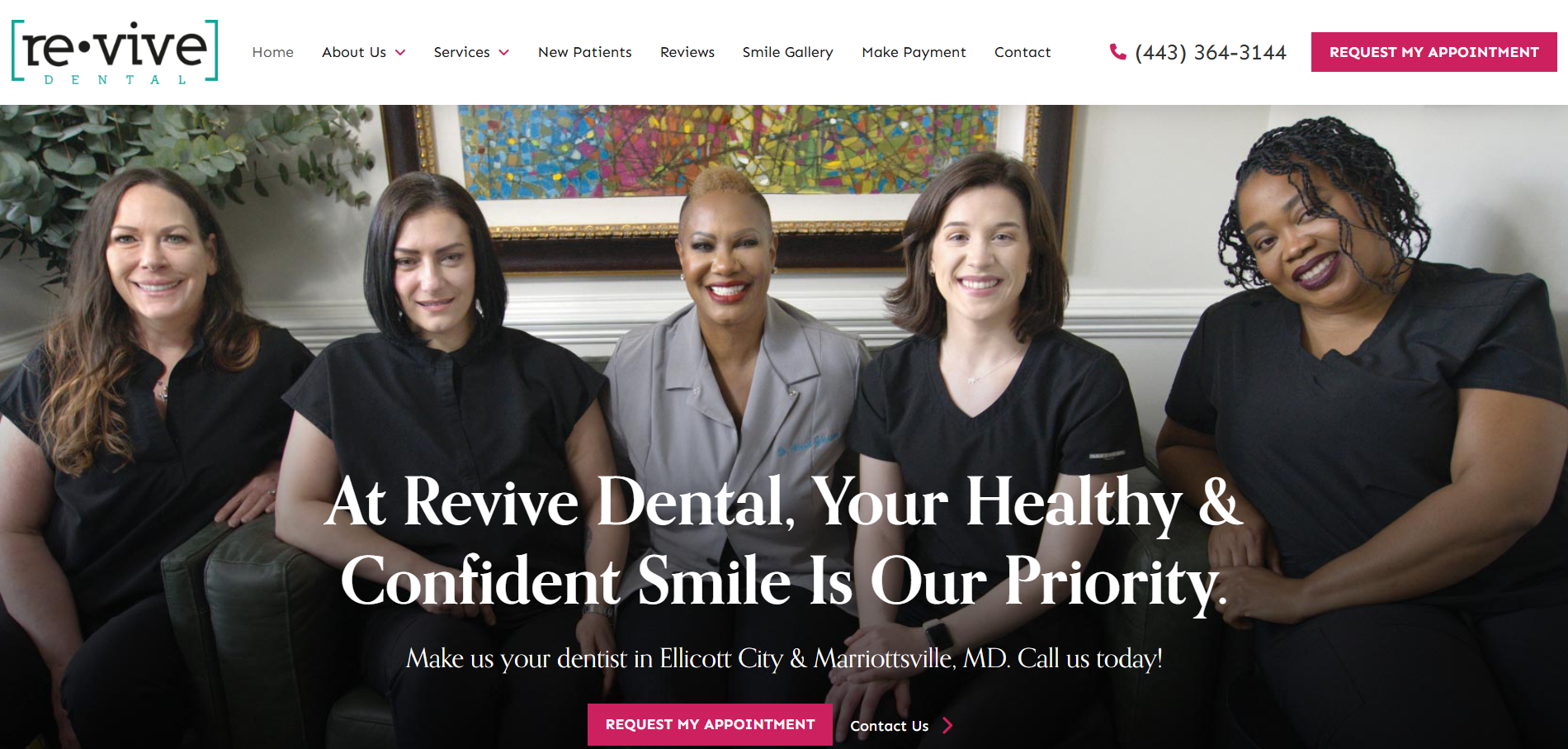 A Seamless User Experience (UI/UX) Revive Dental