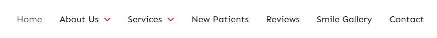 Prisma Dental Easy navigation sample