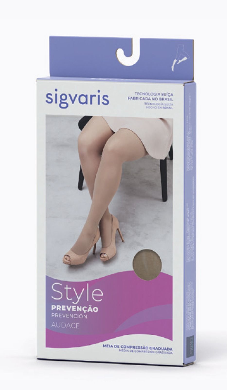 Refuerzo bioabsorbible de línea de sutura mecánica GORE® SEAMGUARD® ever sheer medias de compresion sigvaris