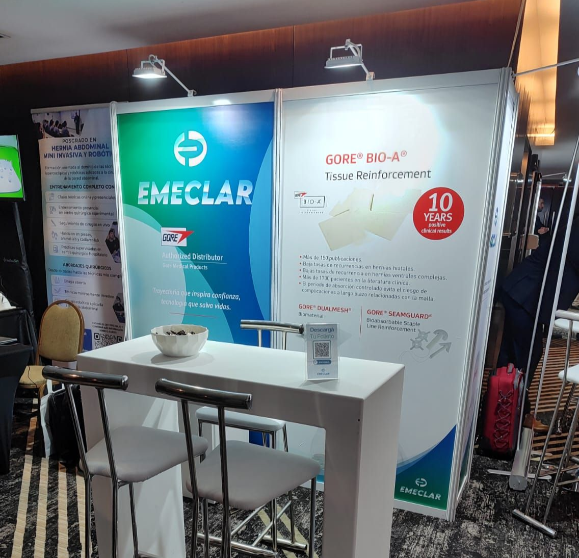 Estamos participando del 6° Congreso Argentino de Cirugía de la Pared Abdominal, organizado por la A